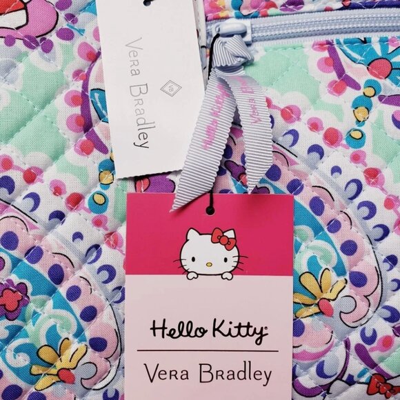 NWT Vera Bradley x Hello Kitty LIMITED EDITION large duffle bag - Picture 2 of 5